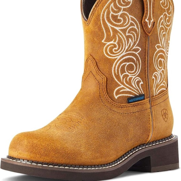 Ariat Womens Fatbaby Heritage Waterproof Western boot Size 91/2 B - Picture 1 of 9